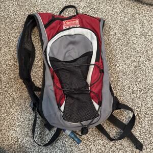 Coleman Red And Black Max Hydration Backpack "Camelbak" with Bladder